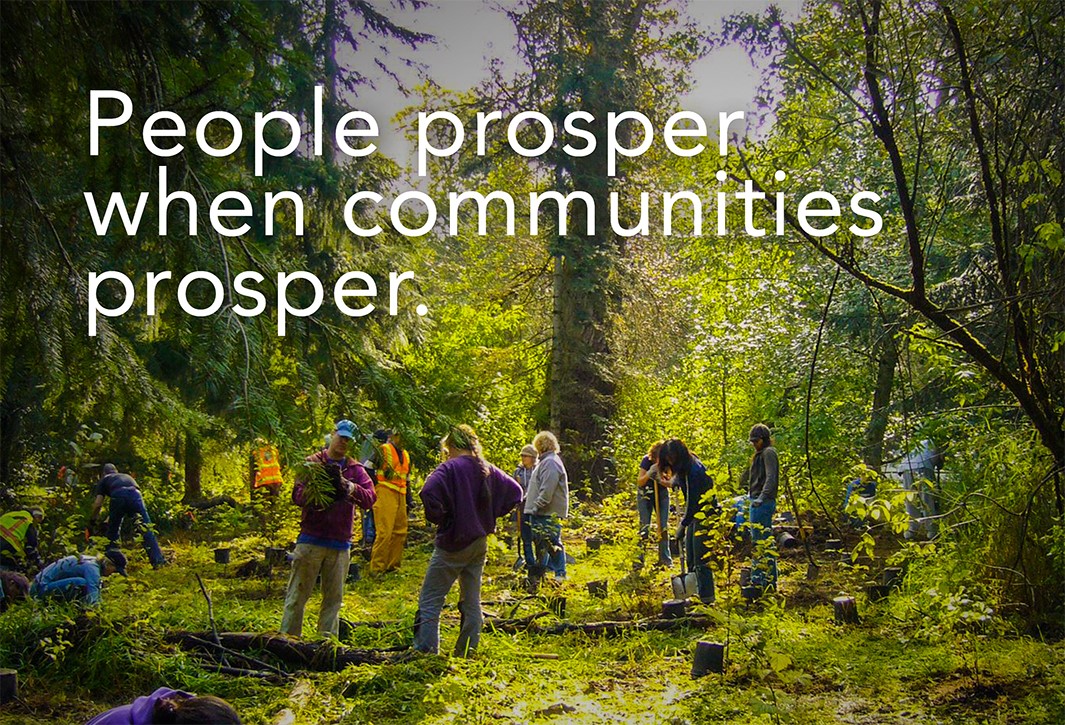 People prosper when communities prosper